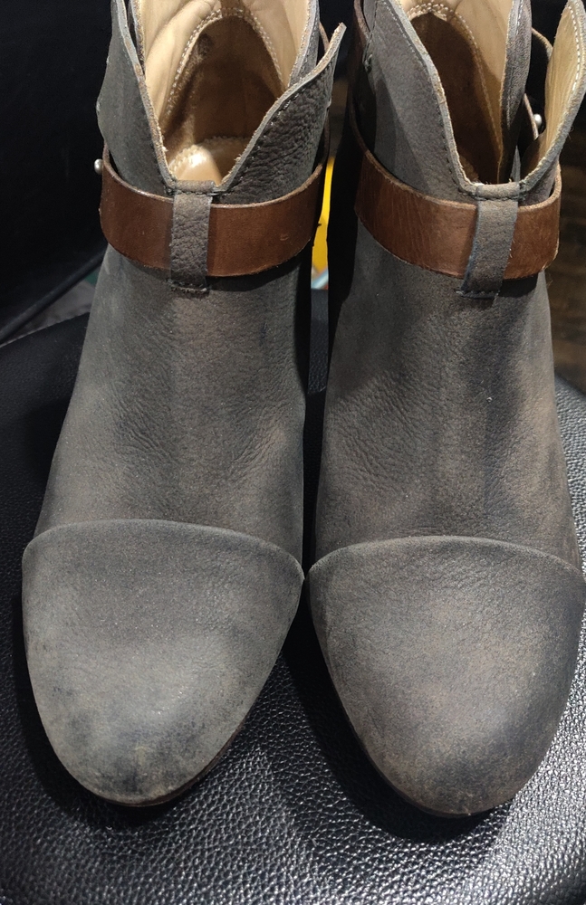rag & bone | Harrow Grey Suede Booties | 40 - Picture 3 of 5